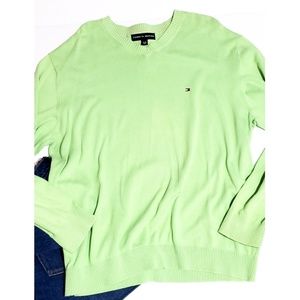 3/$15  tommy hilfger v neck knit sweater